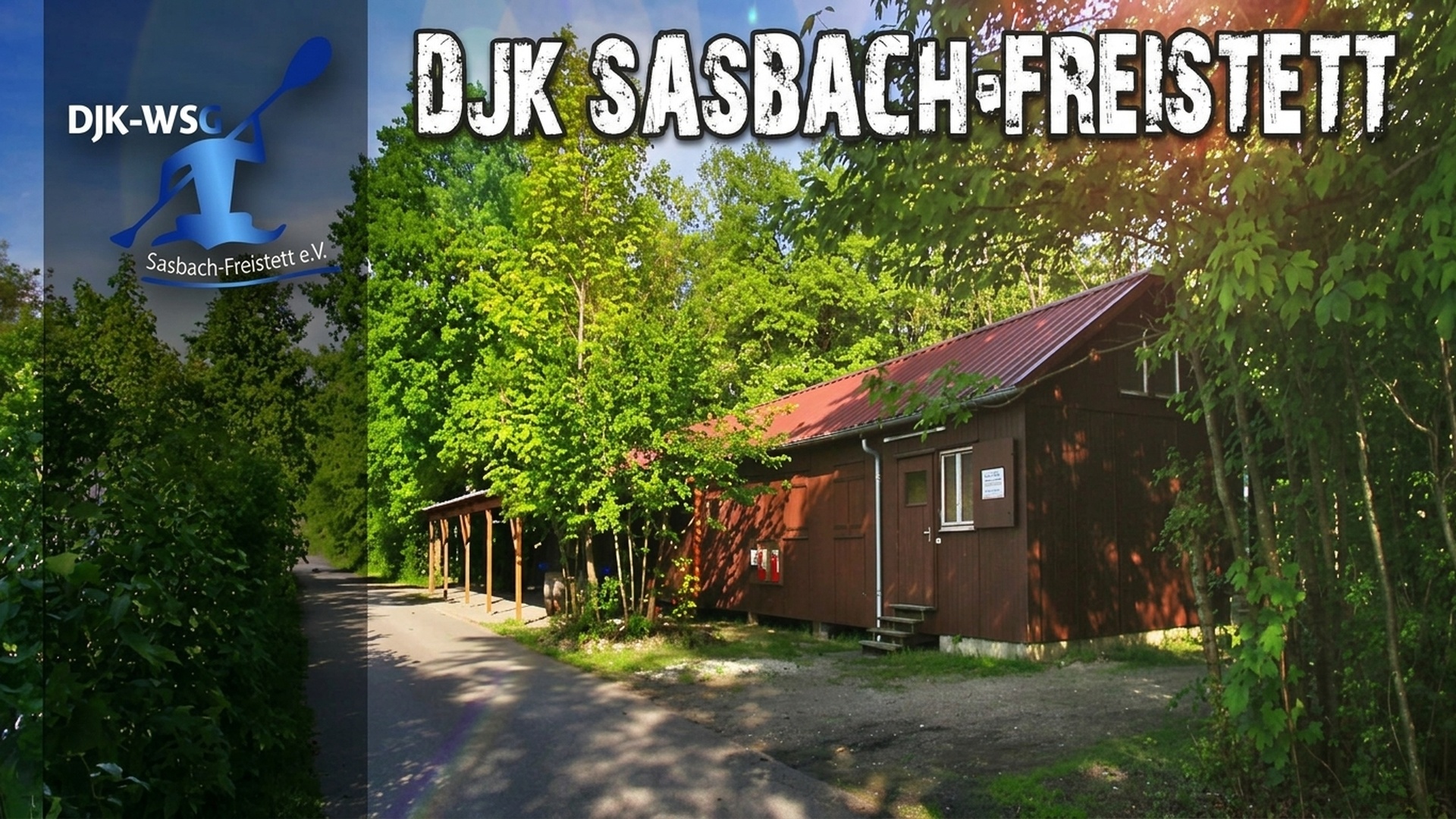 Bootshaus der DJK-WSG am Petersee in Freistett