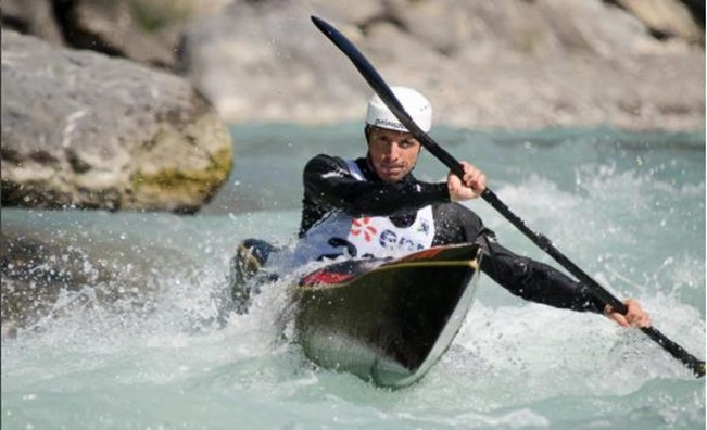 Erik Weber im Wildwasser